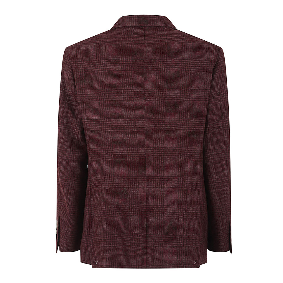 Blazer in lana bordeaux MV4127BTD C024 BRUNELLO CUCINELLI