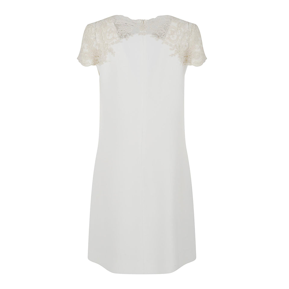 Abito in tessuto bianco D472Q778 APILM10606 ERMANNO SCERVINO