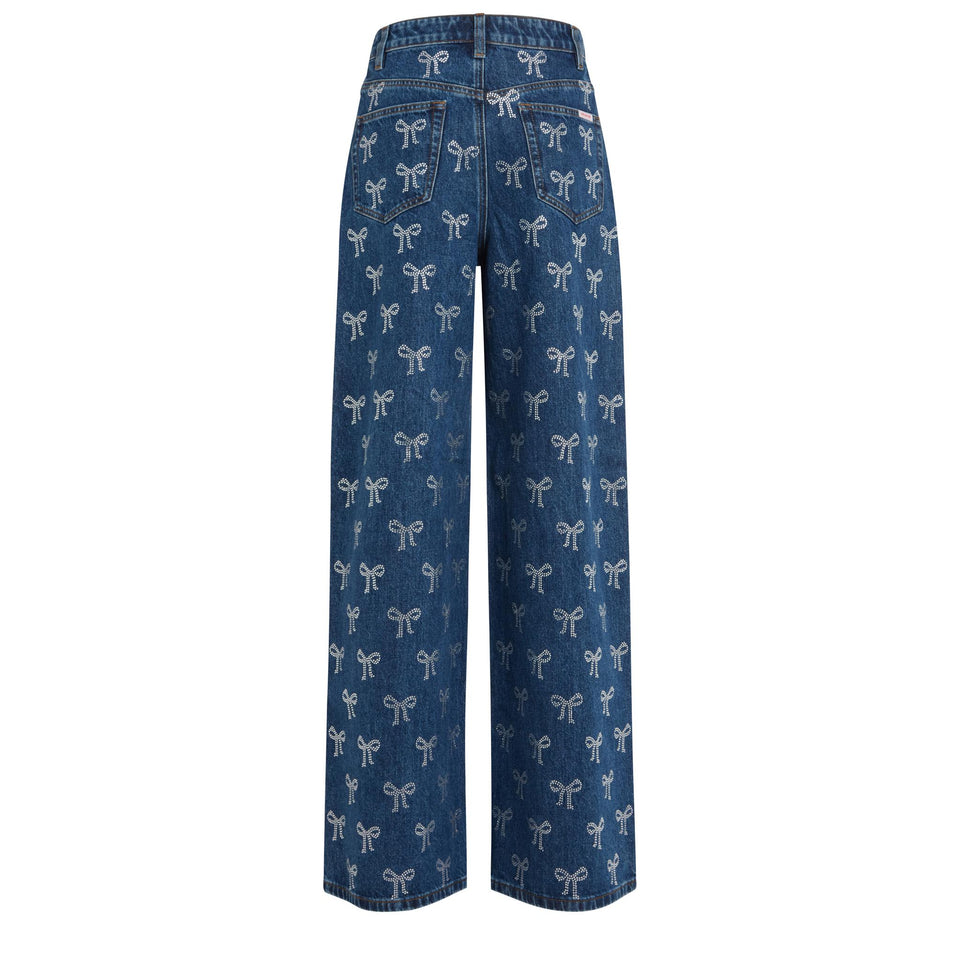 Jeans in denim blu RS25-812P BL SELF-PORTRAIT