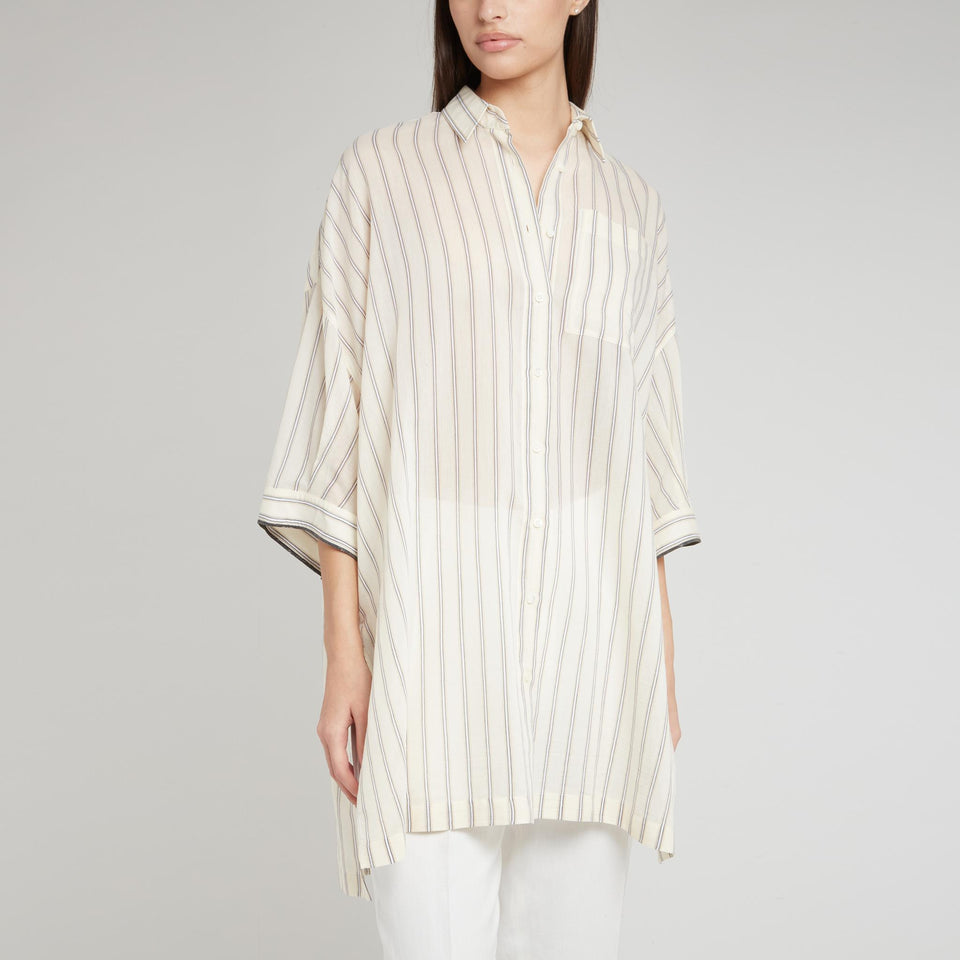 Camicia in cotone bianca