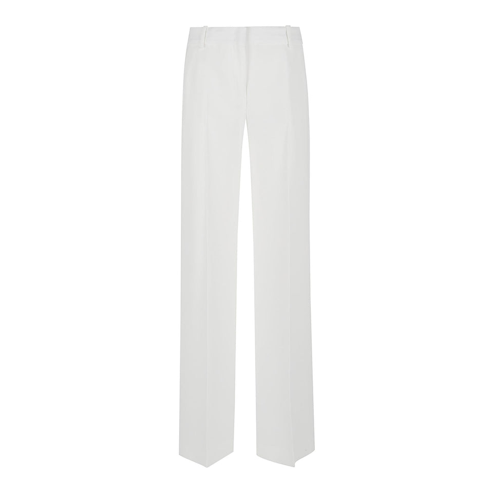 Pantalone in lana bianco D476P308 ILM14800 ERMANNO SCERVINO