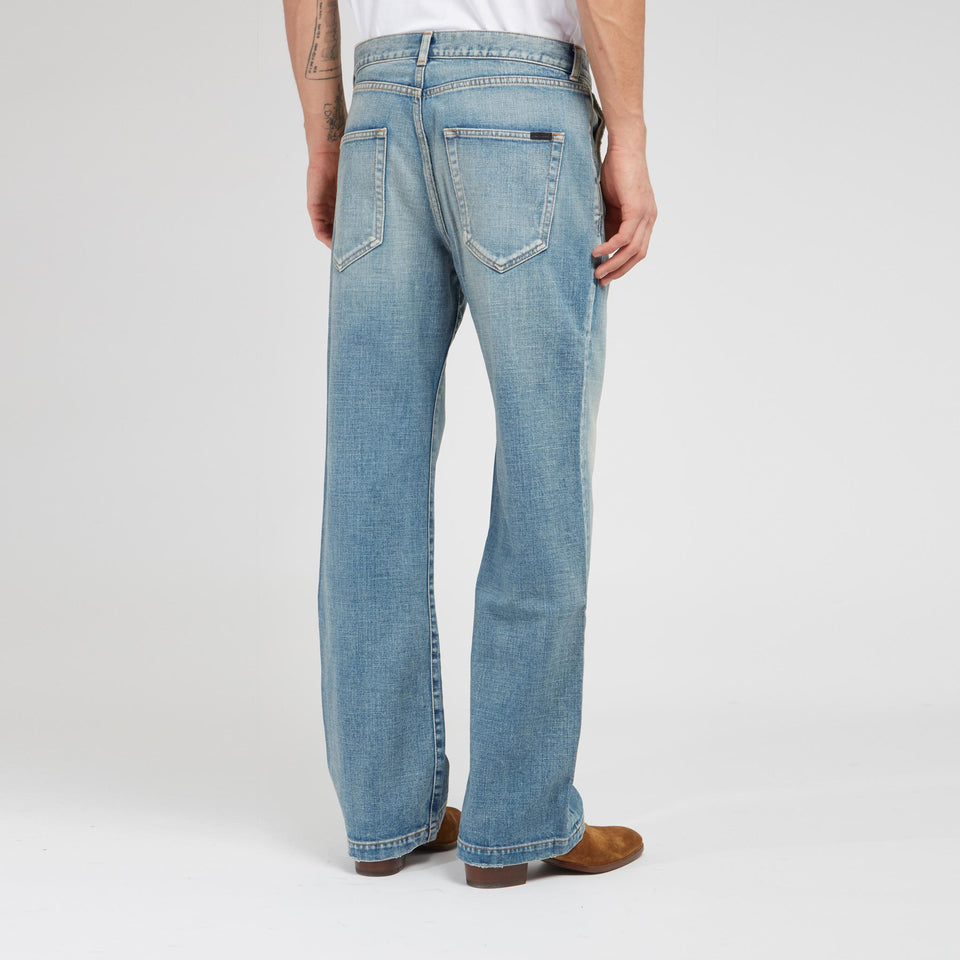 Jeans in denim blu - GIO MORETTI