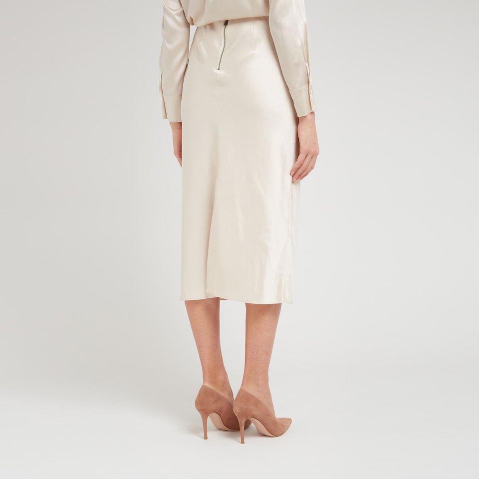 Gonna "Maeve" in tessuto beige