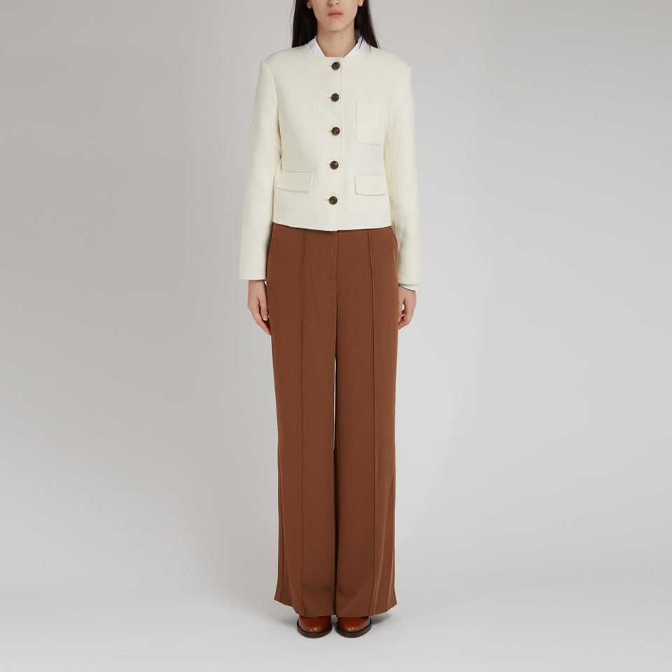 Giacca "Lyssa" in lana bianca