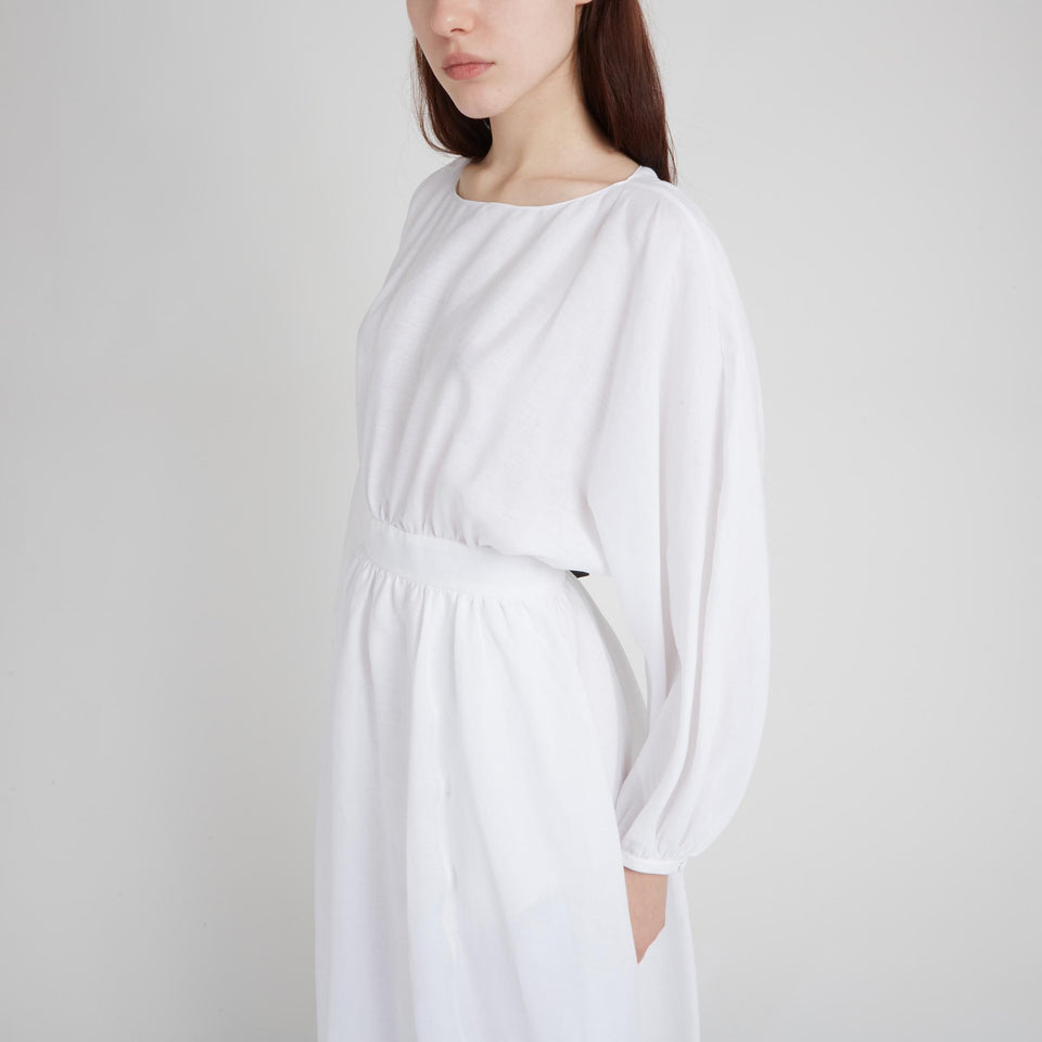Abito "Ahmose" in lino bianco