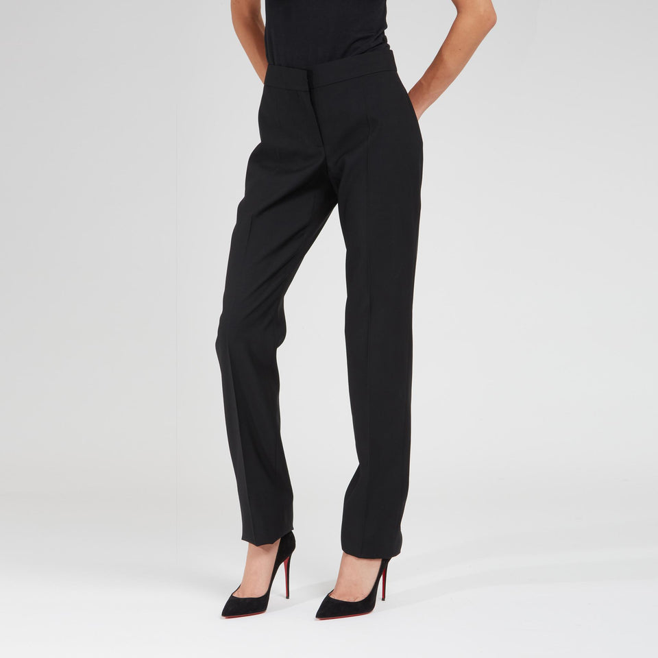 Pantalone sartoriale in tessuto nero