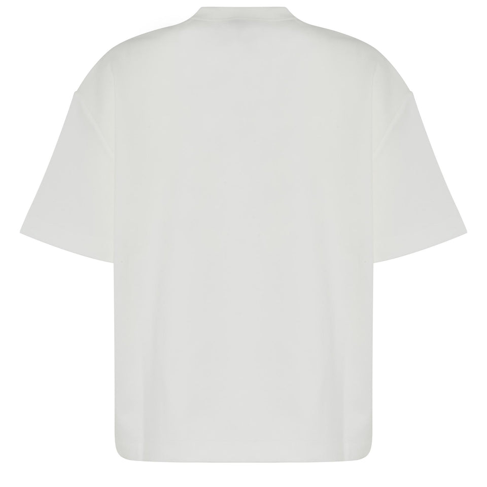 T-shirt in tessuto bianca