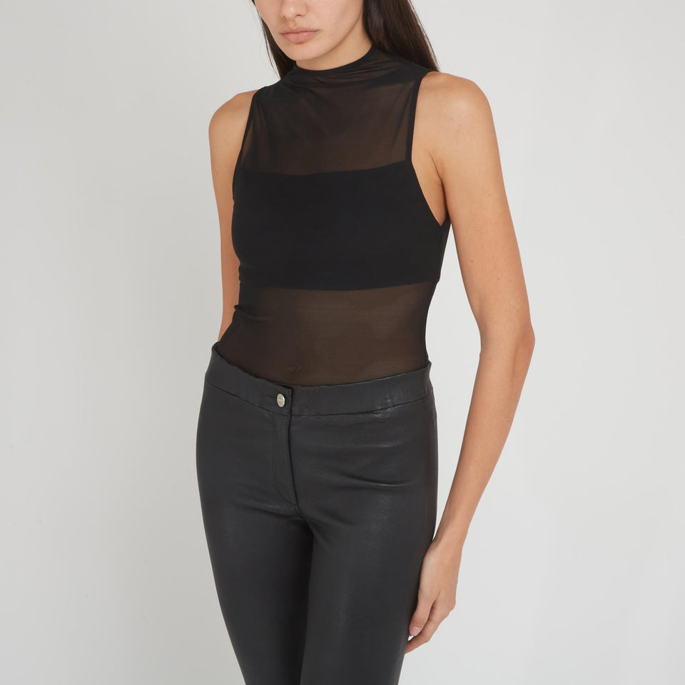 Body in tessuto nero