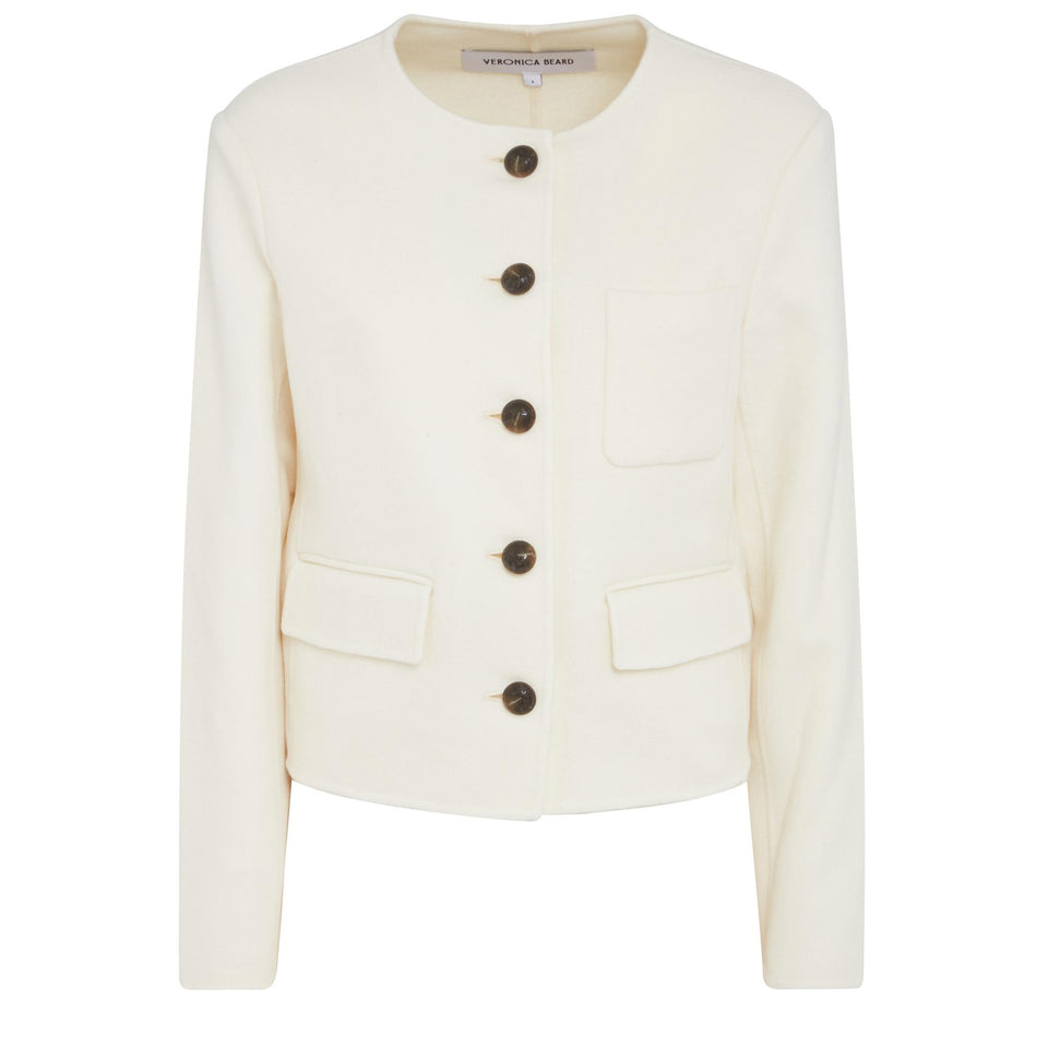 Giacca "Lyssa" in lana bianca