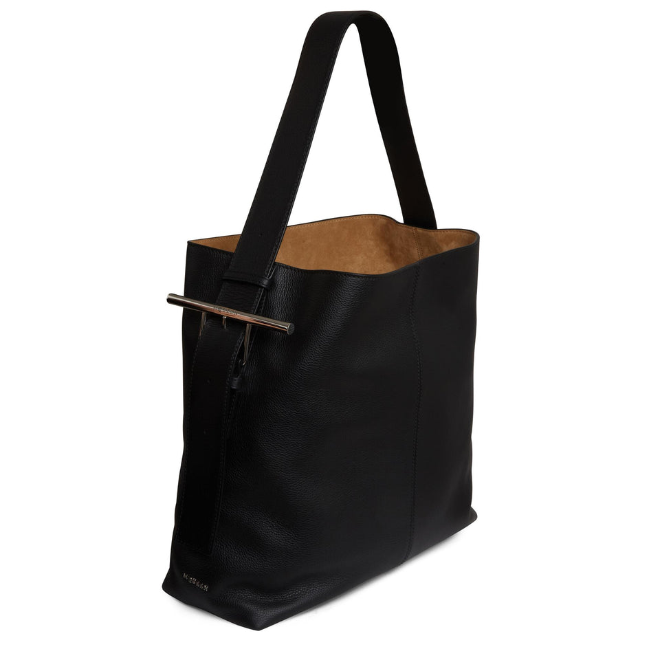 Borsa in pelle nera