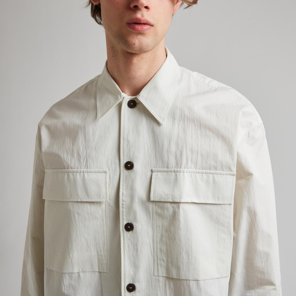 Camicia in cotone bianca