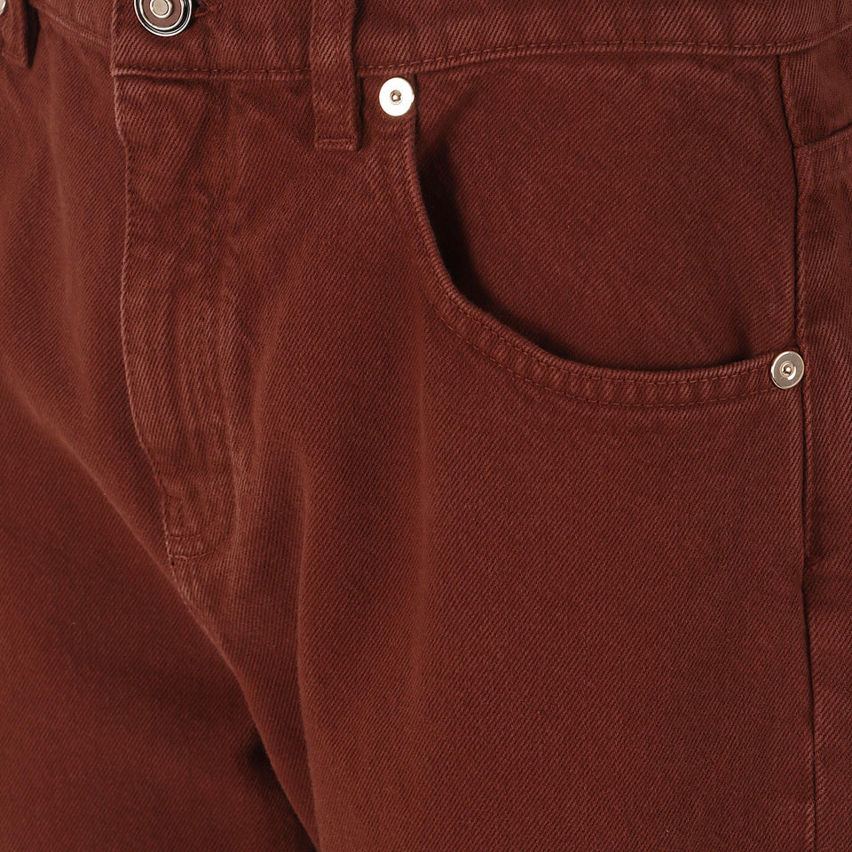 Jeans in denim rosso 1252033 T130BTS GABRIELA HEARST