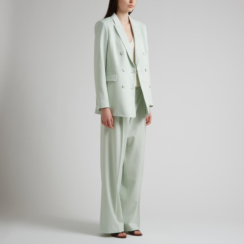 Giacca doppio petto in lana verde A422JK002 WVJULEP ANOTHER TOMORROW