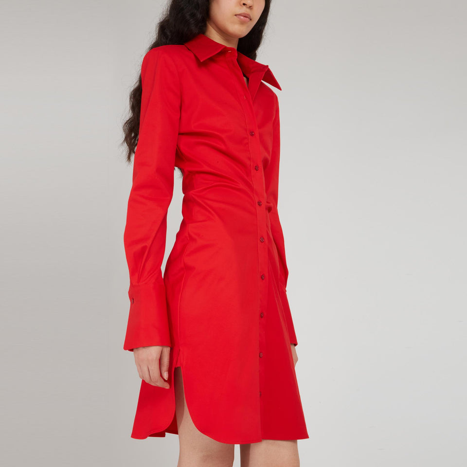 Abito in cotone rosso