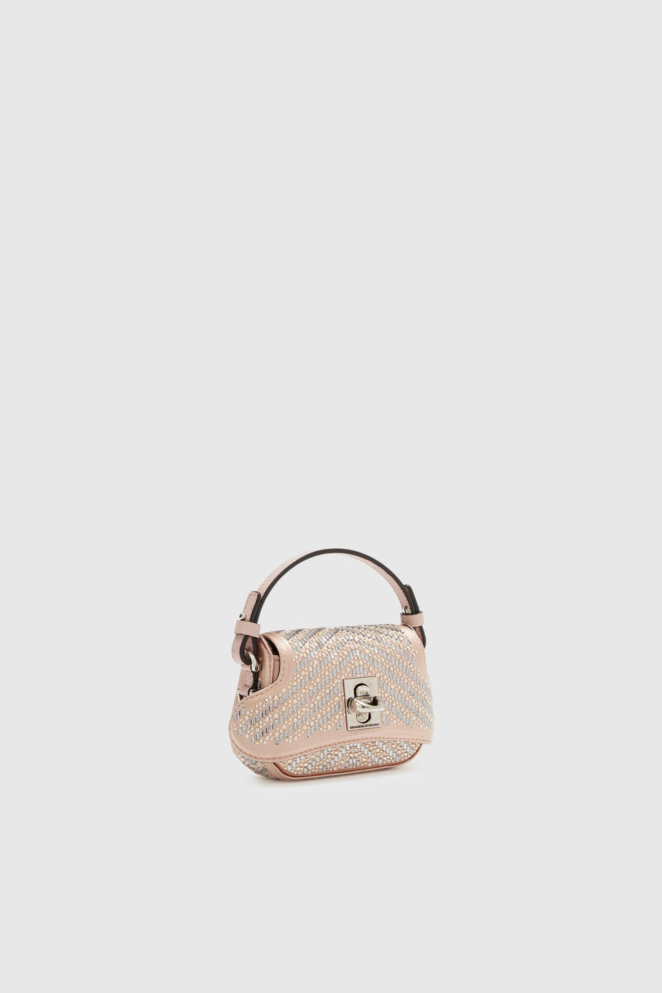 Borsa mini in pelle rosa