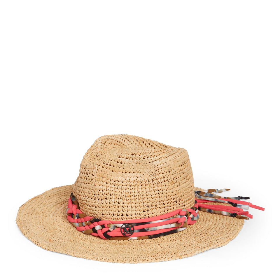 Cappello in paglia marrone - GIO MORETTI