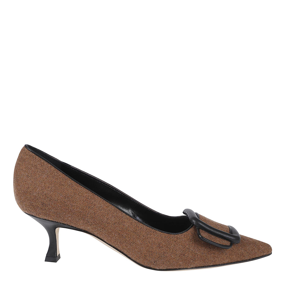 Decolletè "Maysale" 50 in tessuto multicolor 325-3116 BLCK MANOLO BLAHNIK