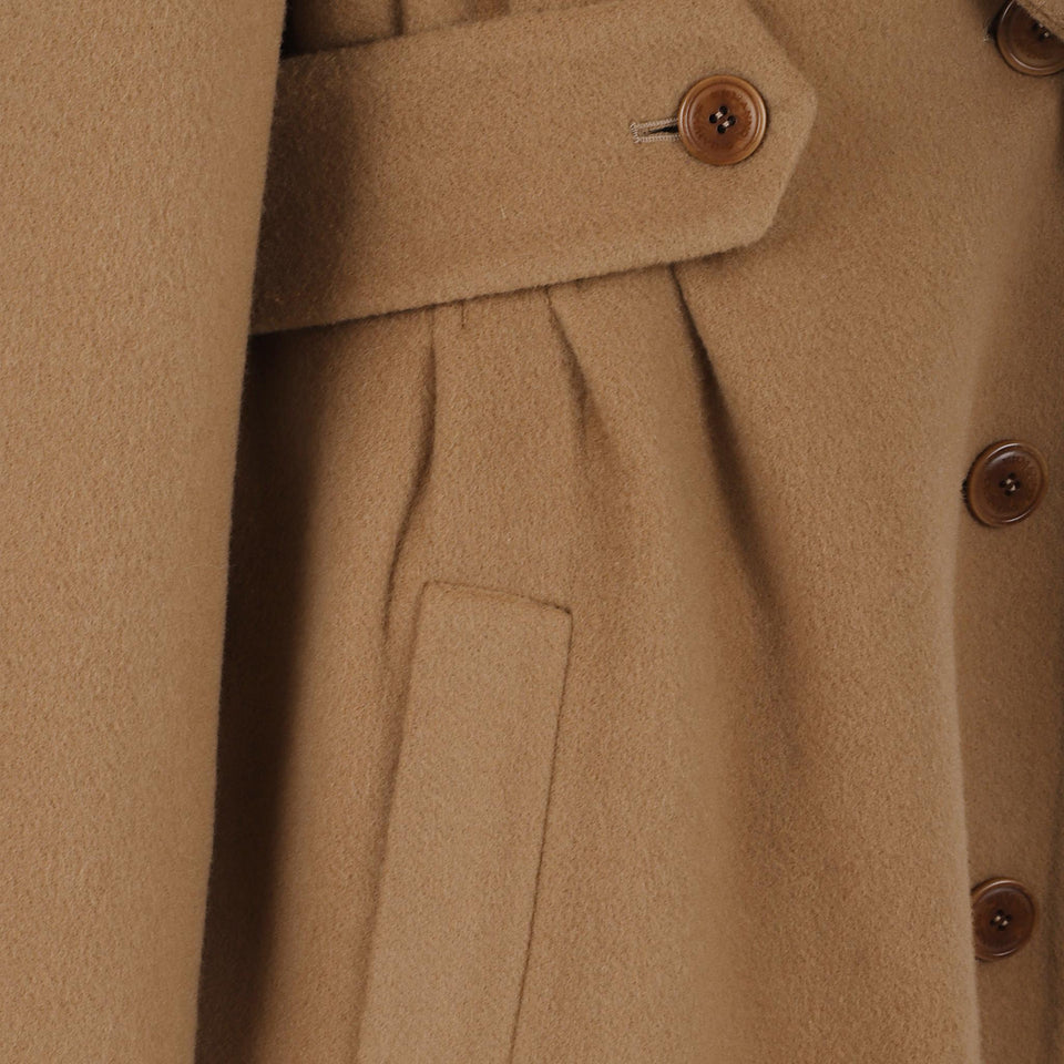 Cappotto in lana marrone D476D726 MTVDXM4717 ERMANNO SCERVINO