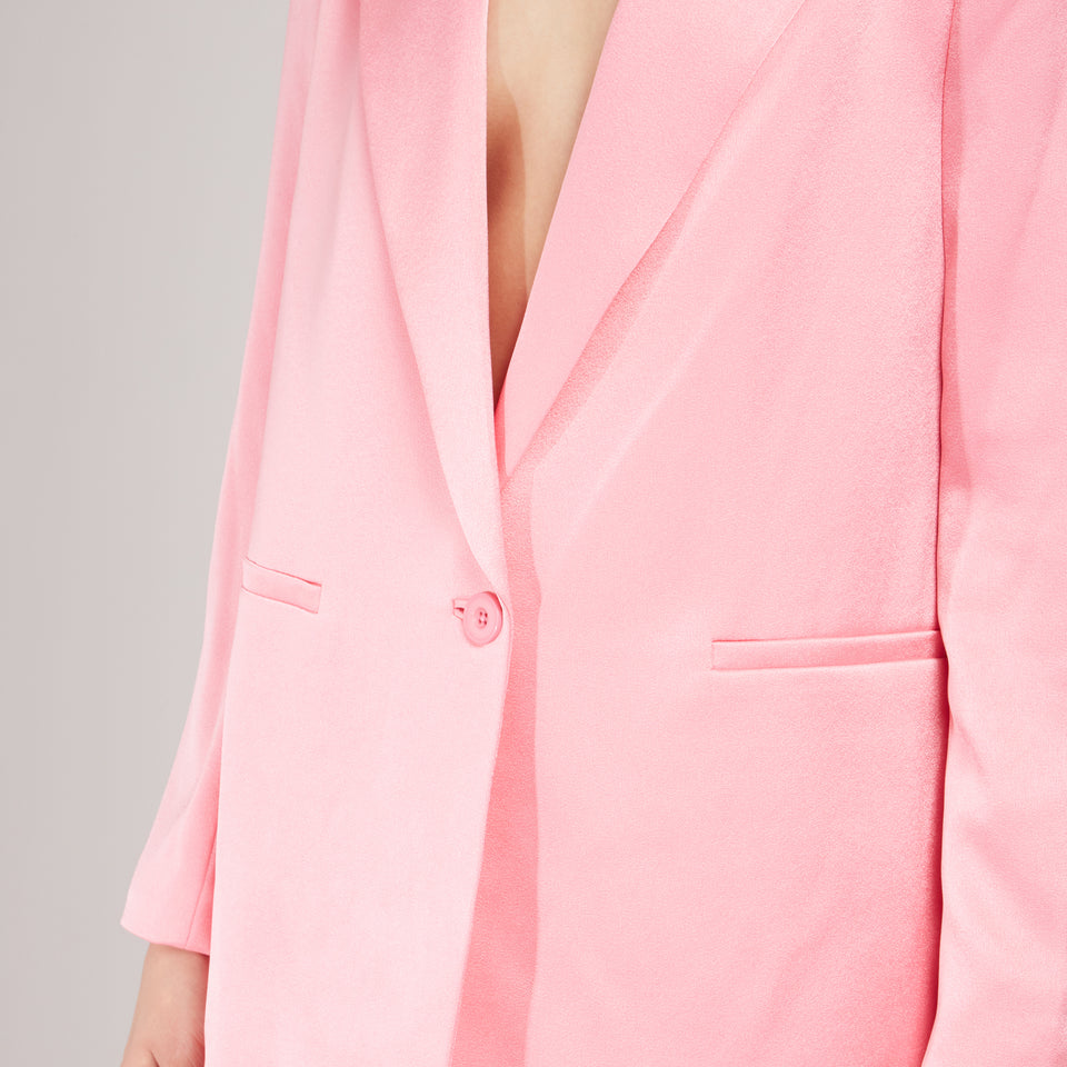 Pink fabric jacket