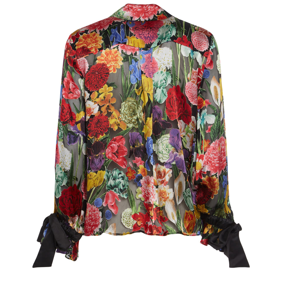 Multicolor fabric shirt