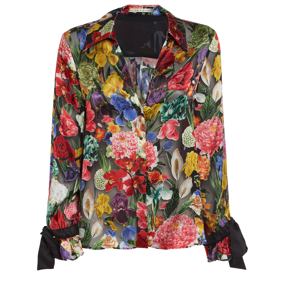 Multicolor fabric shirt