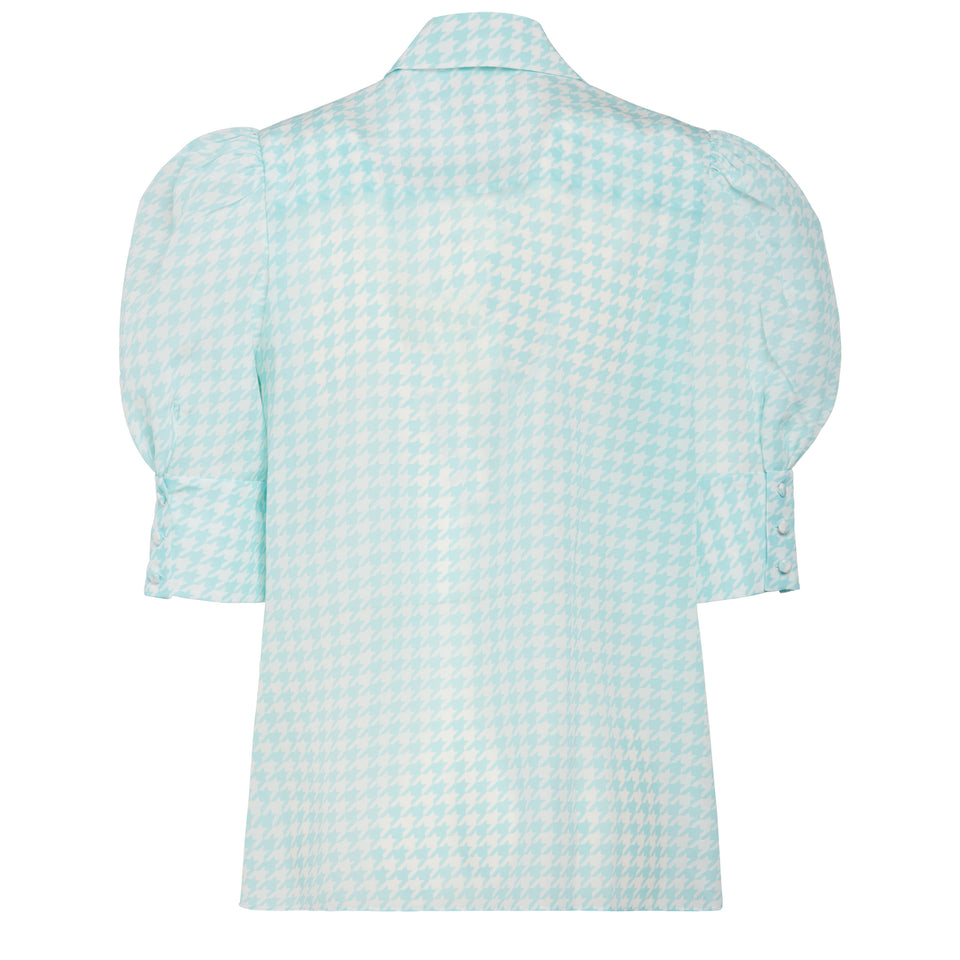 Camicia in tessuto azzurra