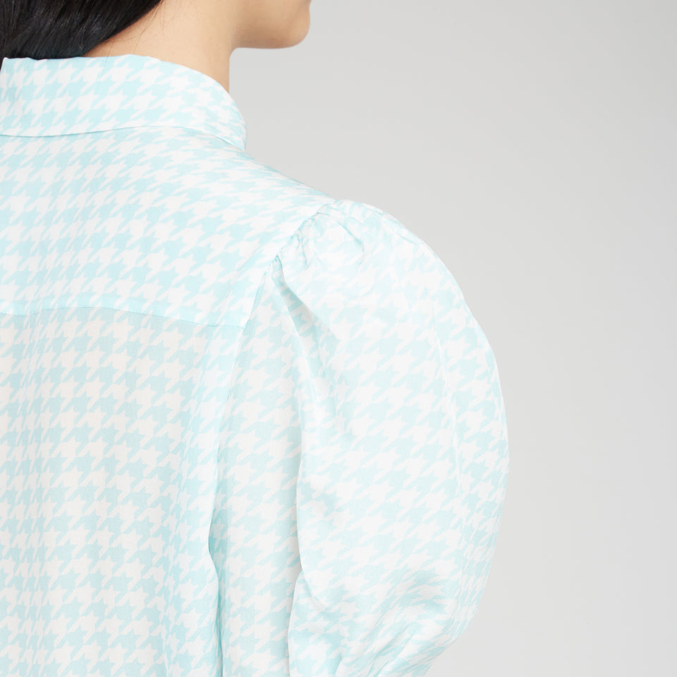 Light blue fabric shirt