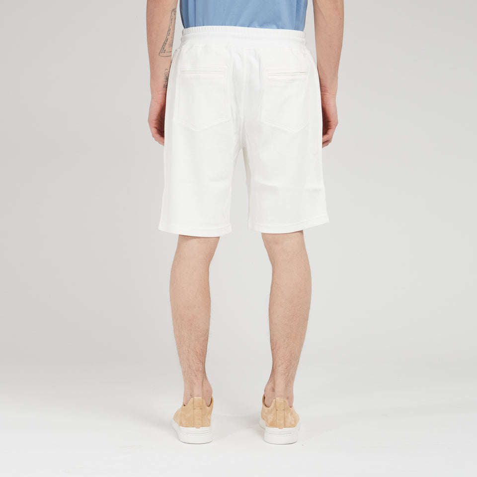 Shorts in cotone bianchi