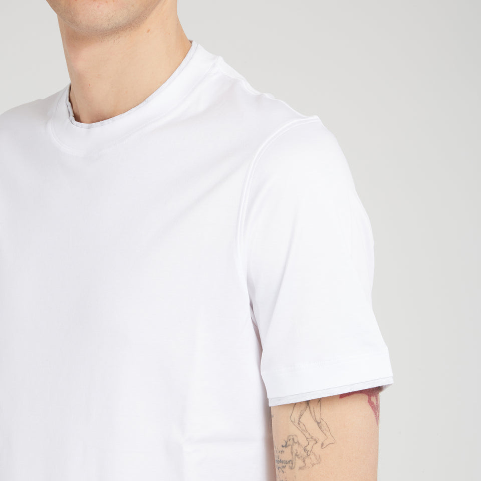 White cotton T- Shirt