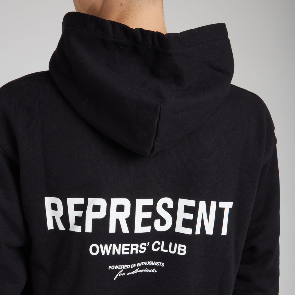 Felpa ''Owners Club Hoodie'' in cotone nera