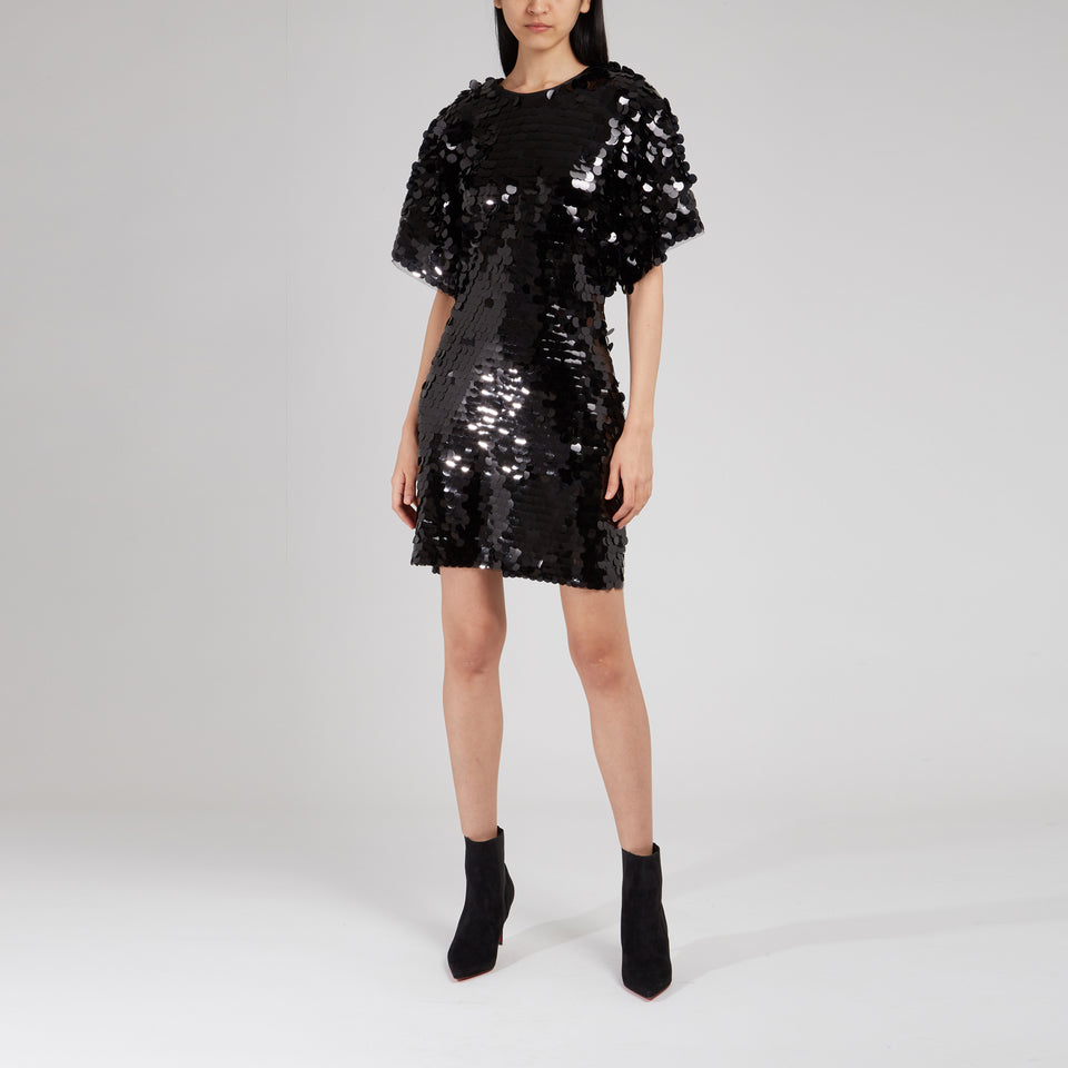 Black sequin "Jasy" dress