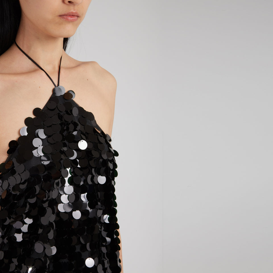 Black sequin "Nunni" dress