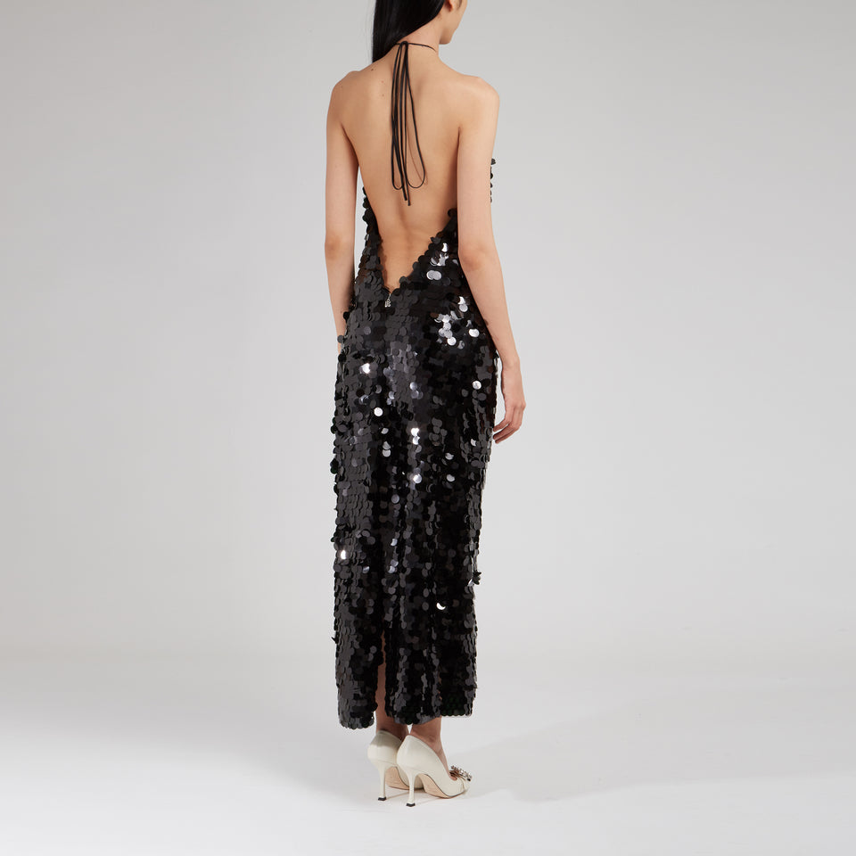 Black sequin "Nunni" dress