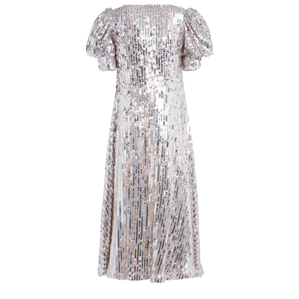 Silver sequin "Sierina" dress