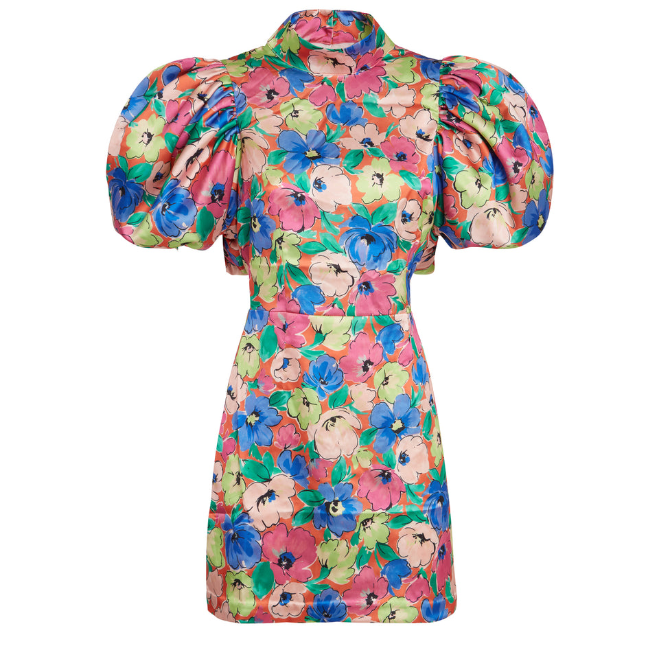 Multicolor fabric dress