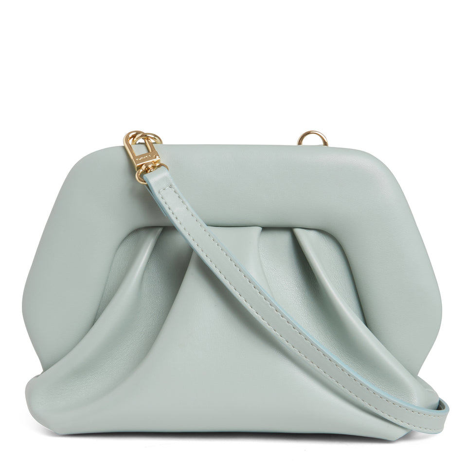 Green faux leather "Gea" bag