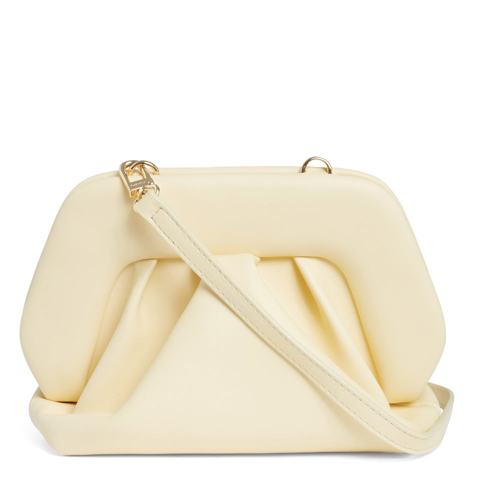 Yellow faux leather "Gea" bag