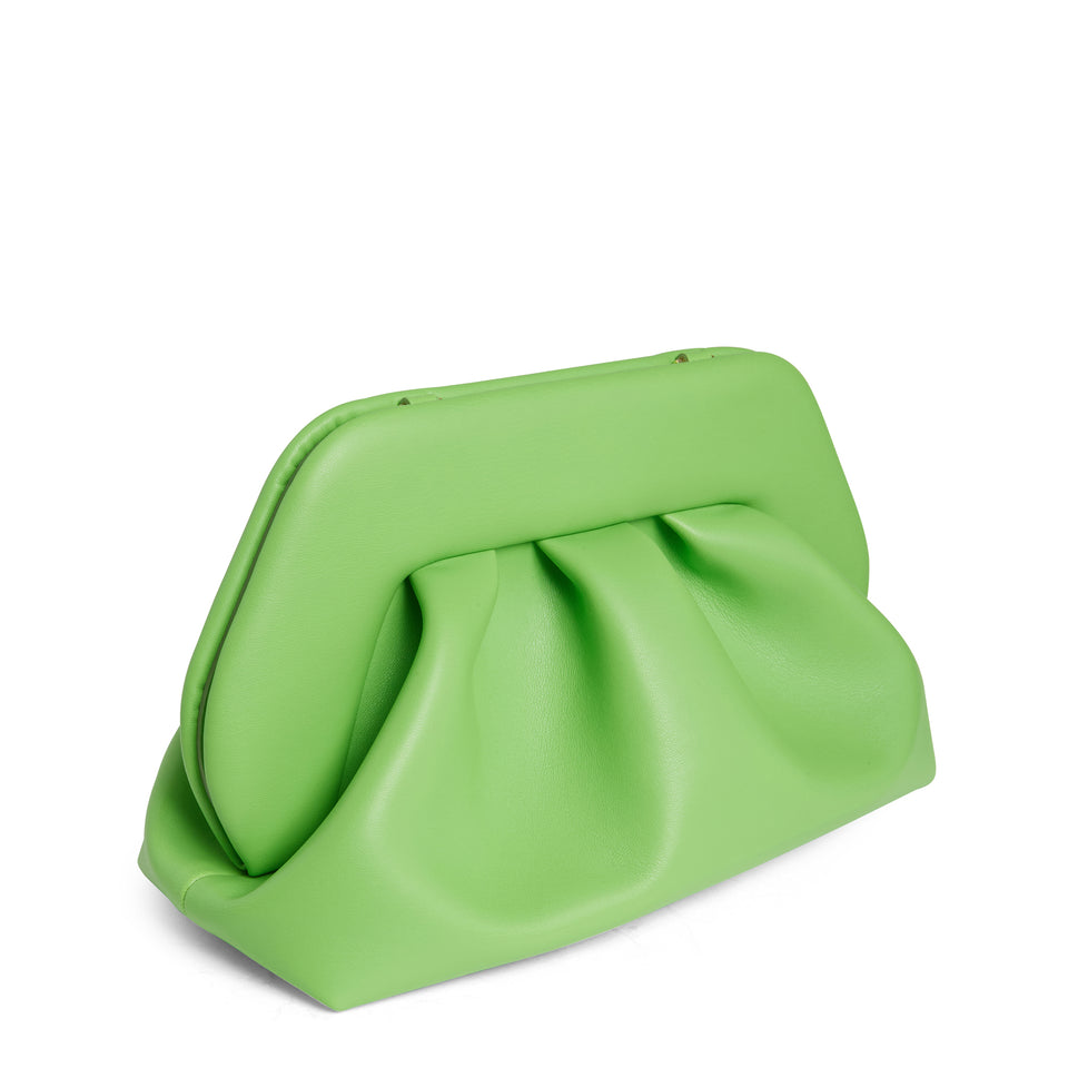 Green faux leather "Bios Basic" bag