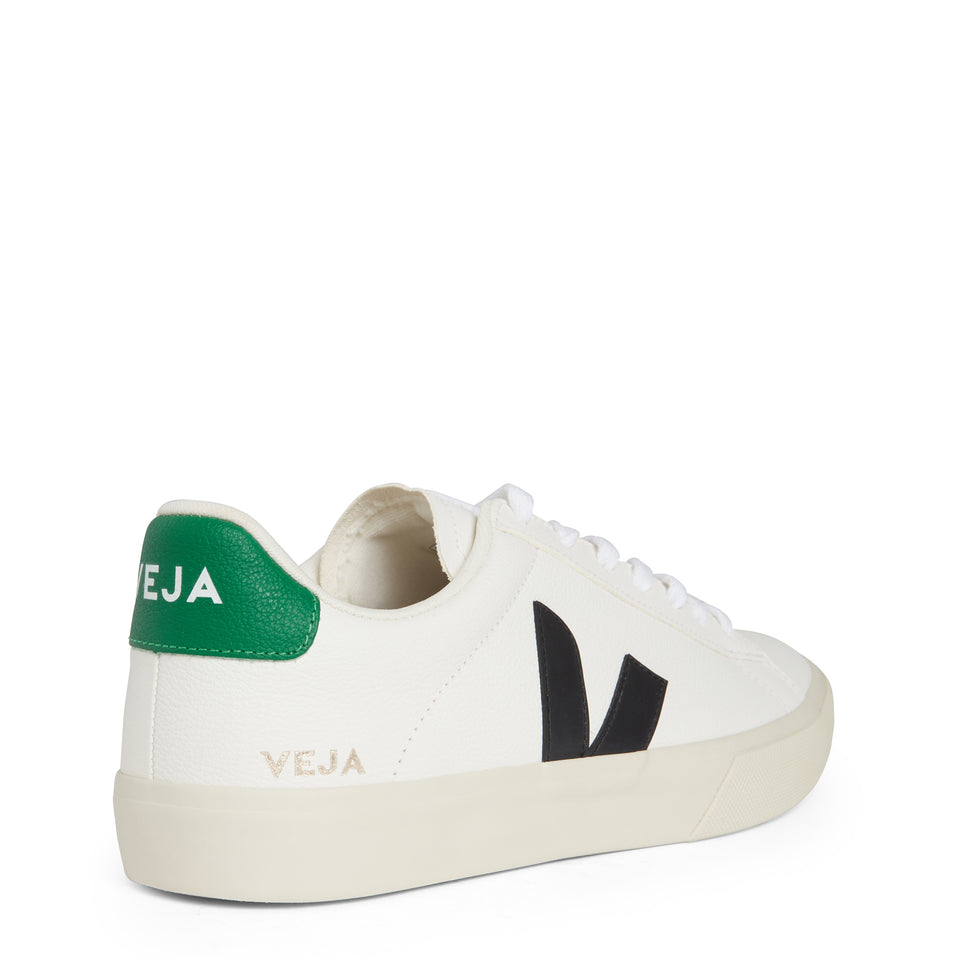 Sneakers ''Chromefree'' in pelle bianca e verde