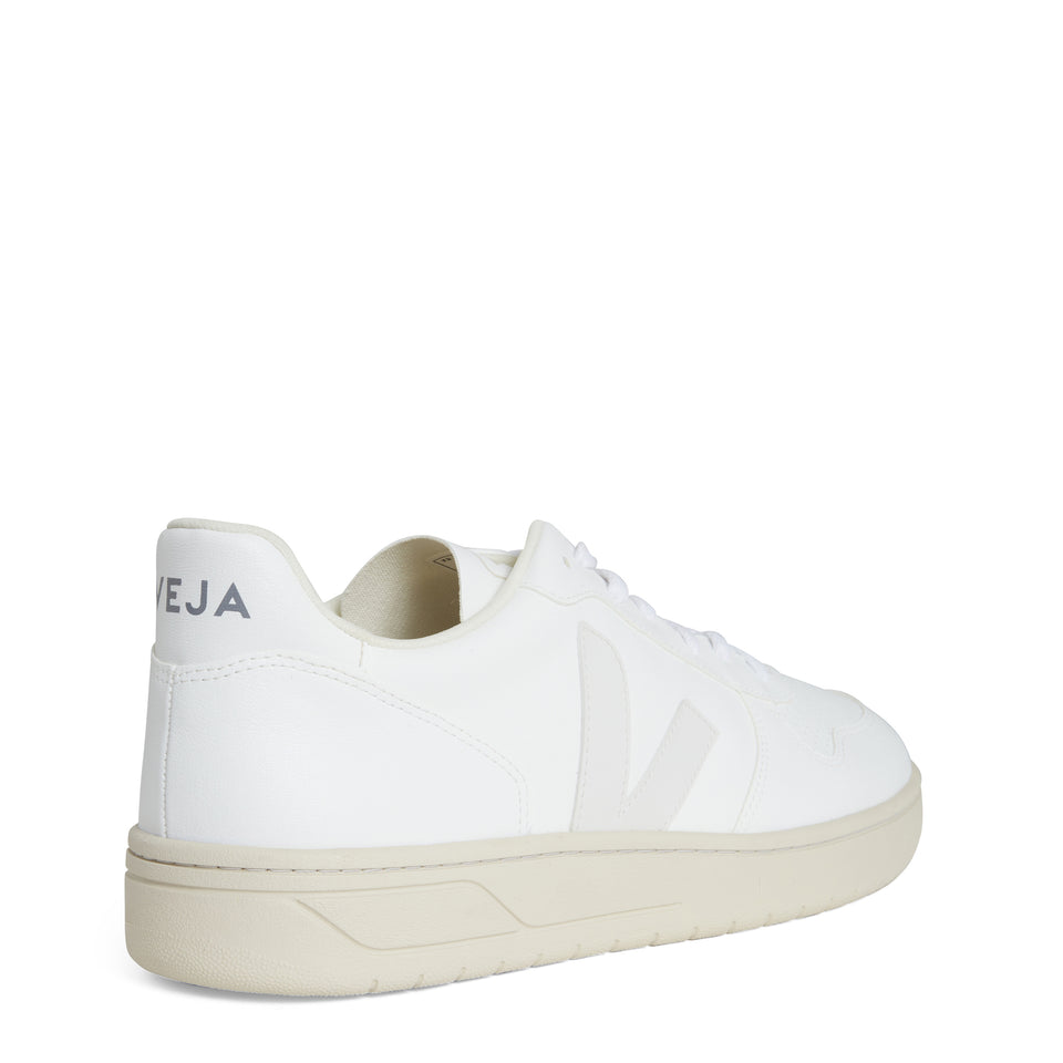 Sneakers ''Chromefree'' in pelle bianca