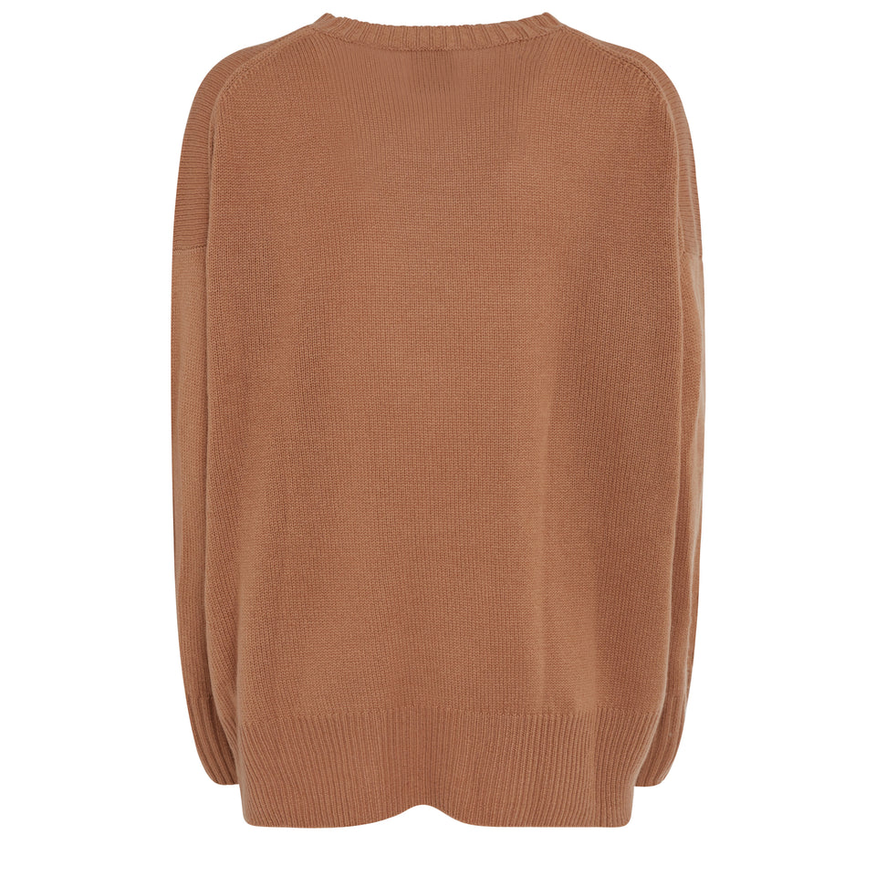 Maglia in cashmere marrone