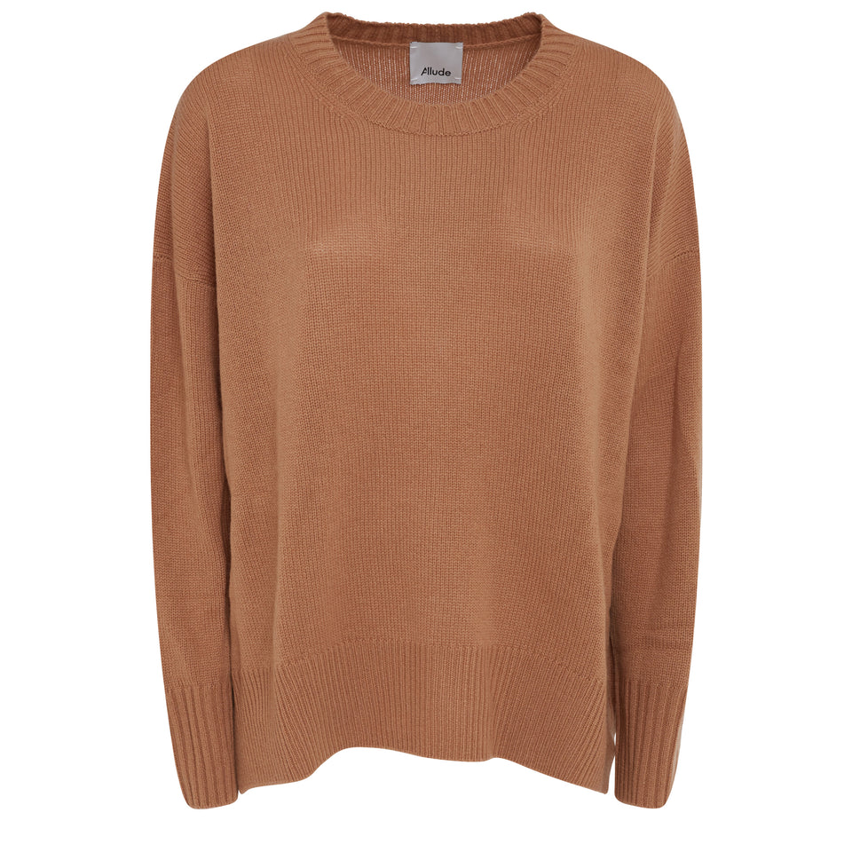 Maglia in cashmere marrone