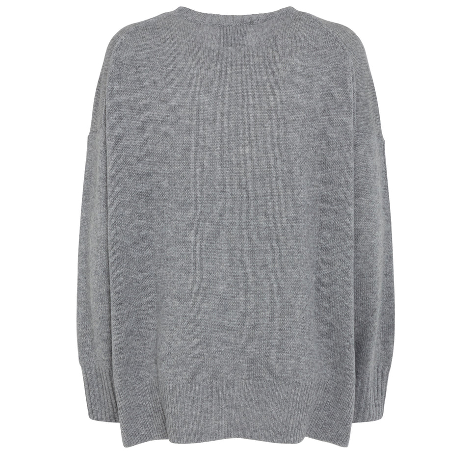 Maglia in cashmere grigia