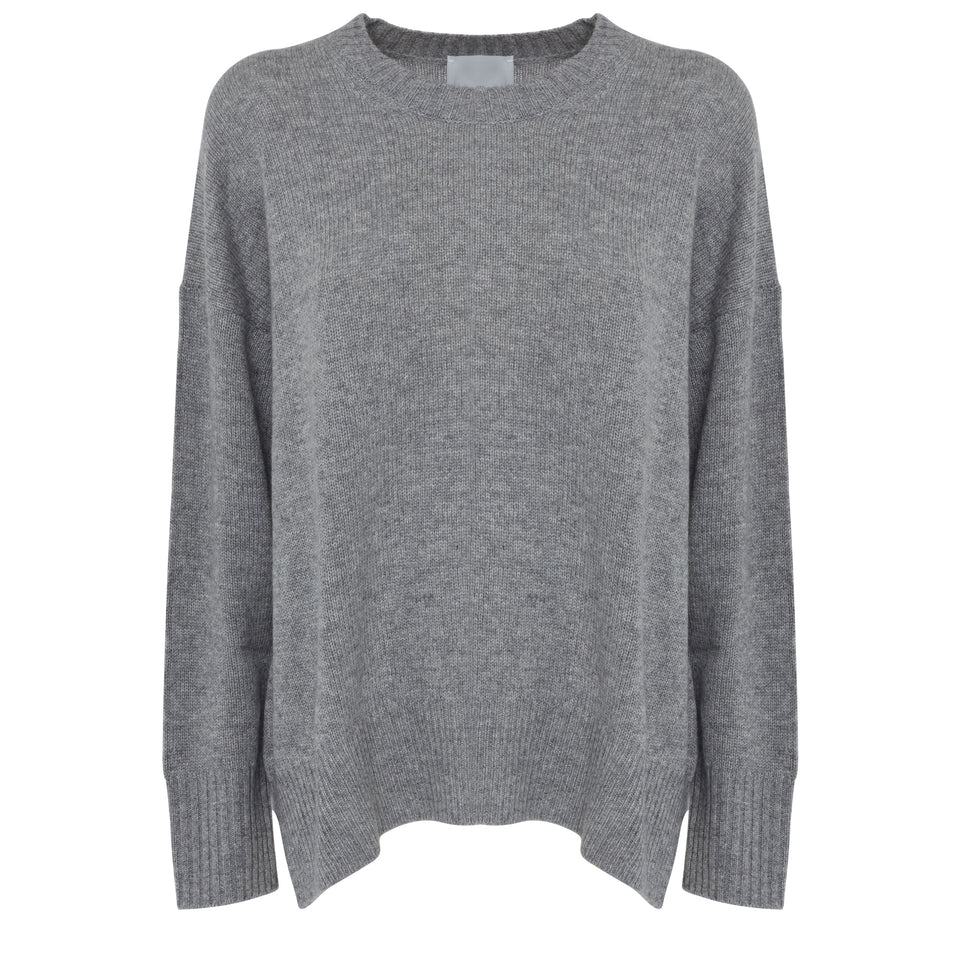 Maglia in cashmere grigia