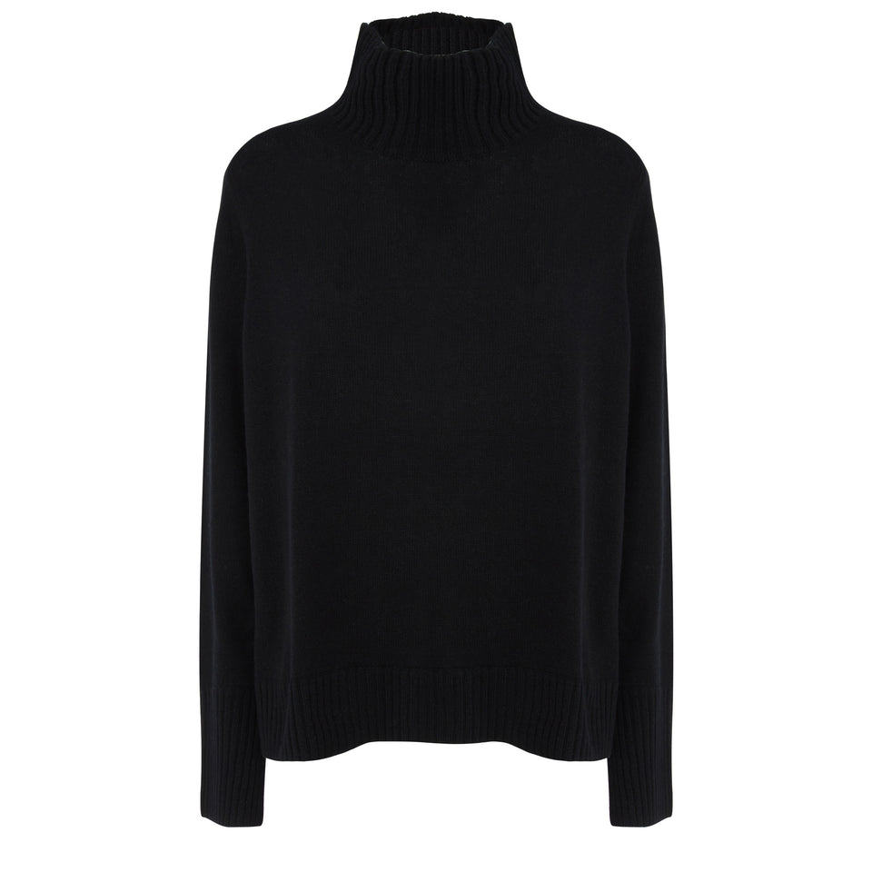 Maglia in cashmere nera