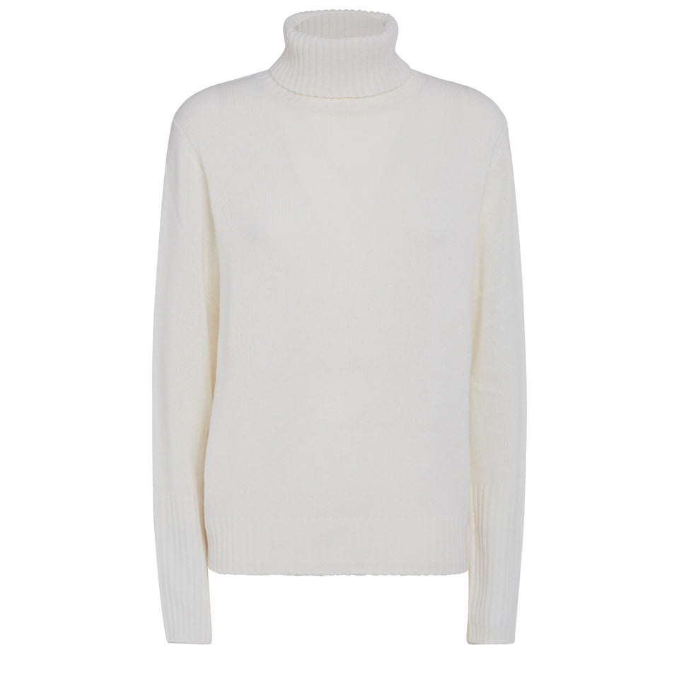 Maglia in cashmere bianca