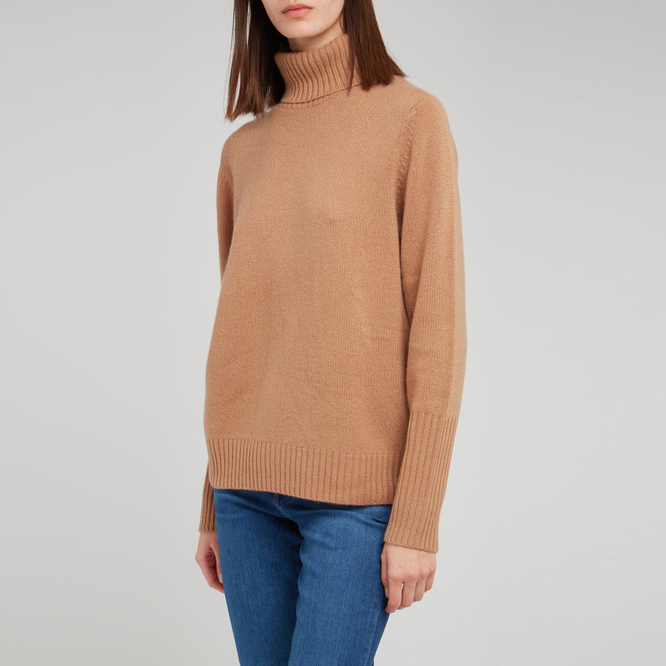 Maglia in cashmere marrone