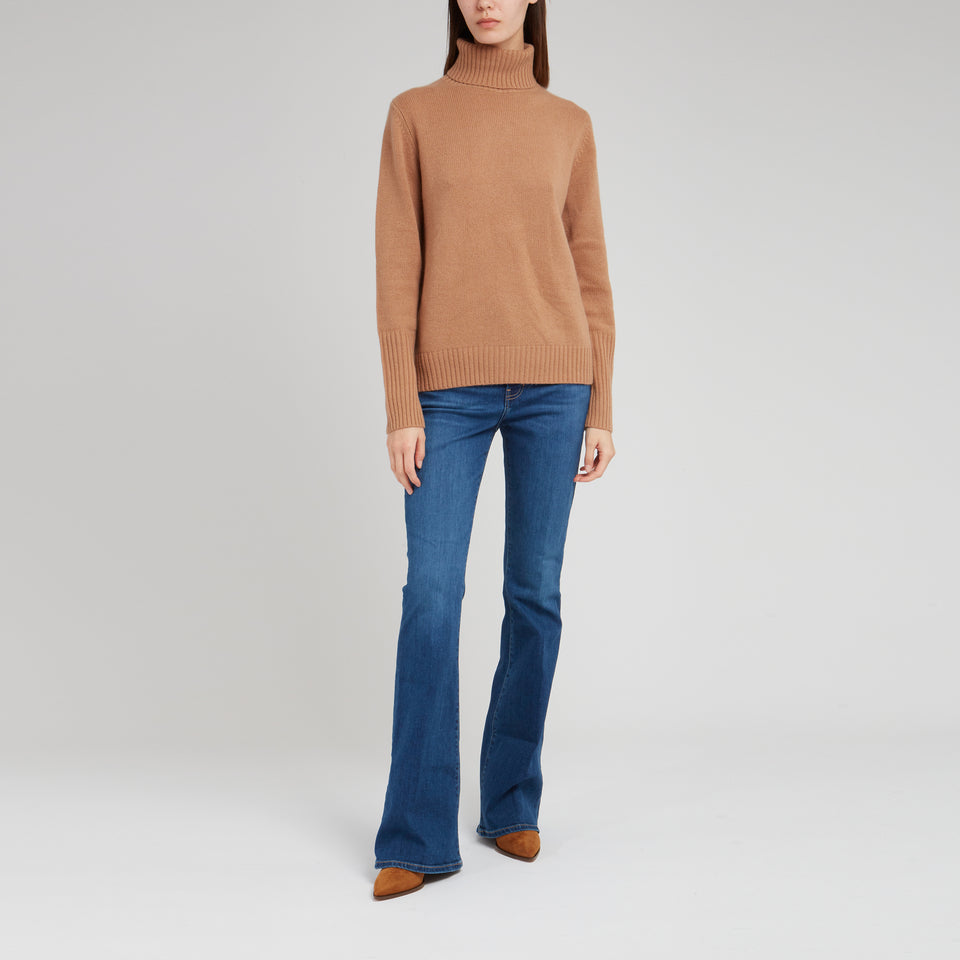 Maglia in cashmere marrone