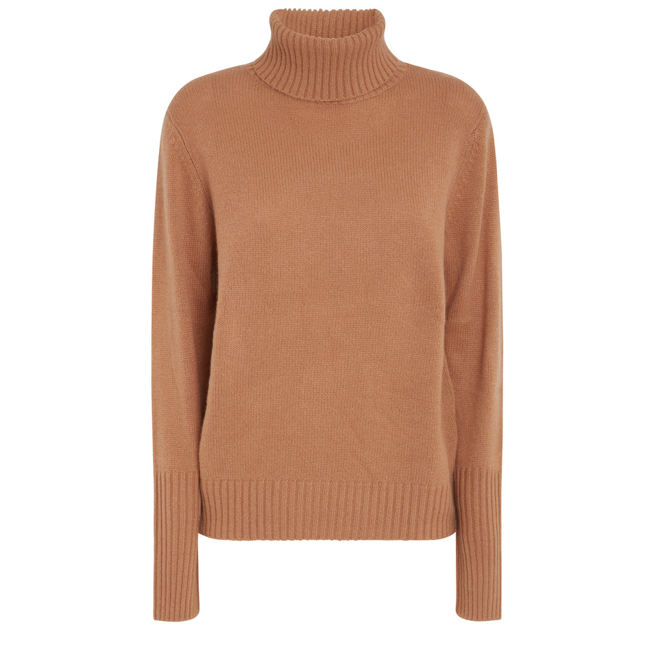 Maglia in cashmere marrone