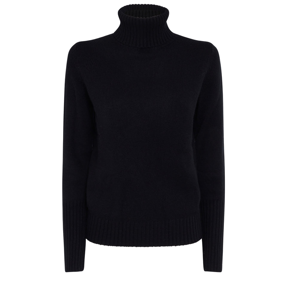 Maglia in cashmere nera